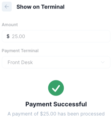 Processing a terminal payment